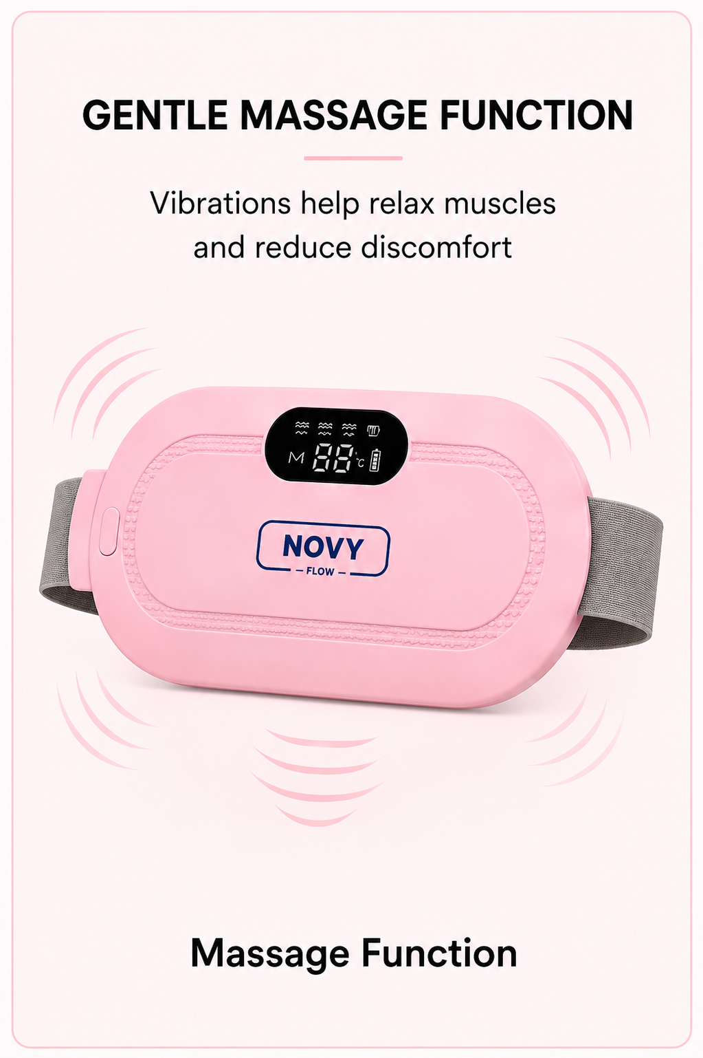 NOVY FLOW Portable Menstrual Heating Pad Comfort Anywhere, Anytime 💖