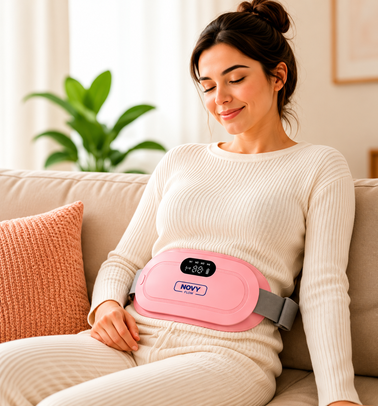 NOVY FLOW Portable Menstrual Heating Pad Comfort Anywhere, Anytime 💖