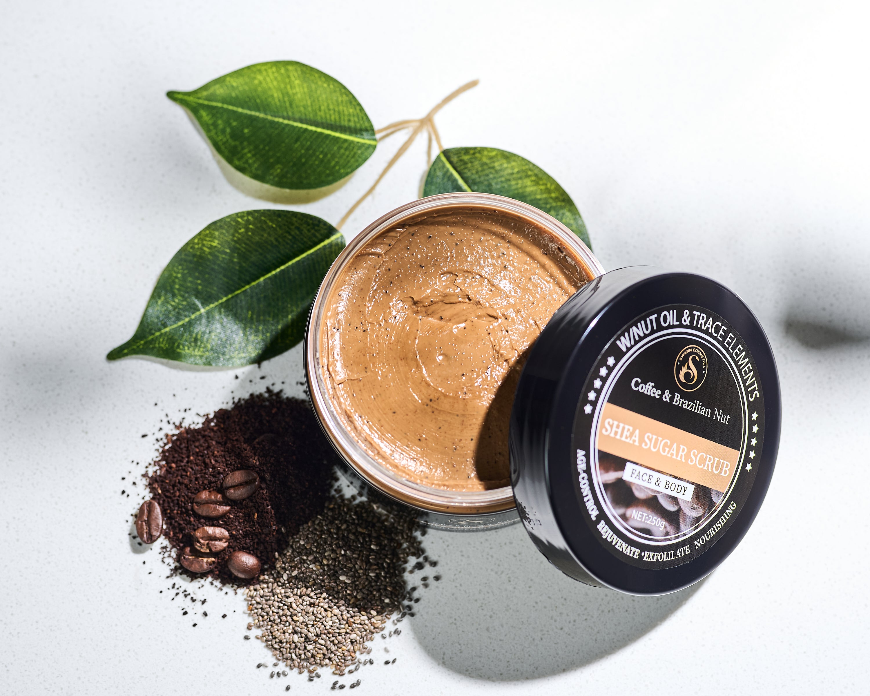 Coffee and Shea Butter Exfoliating Set