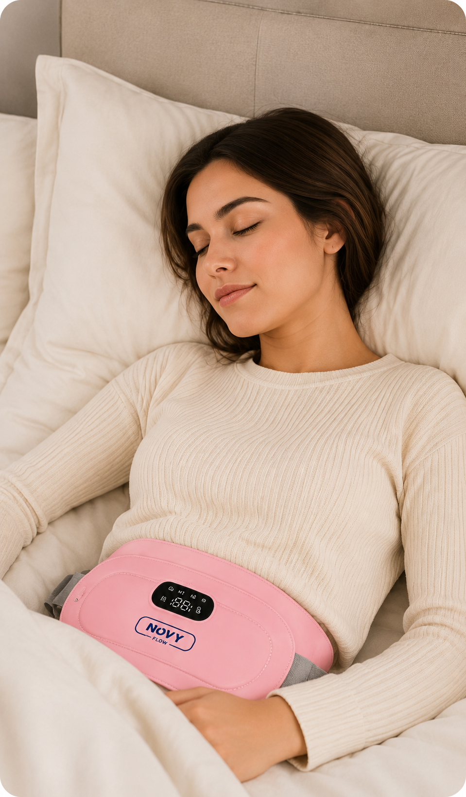 NOVY FLOW Portable Menstrual Heating Pad Comfort Anywhere, Anytime 💖