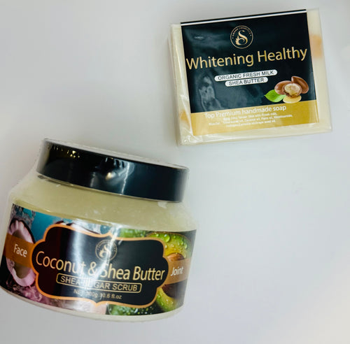 Coconut and Shea Butter Scrub Set