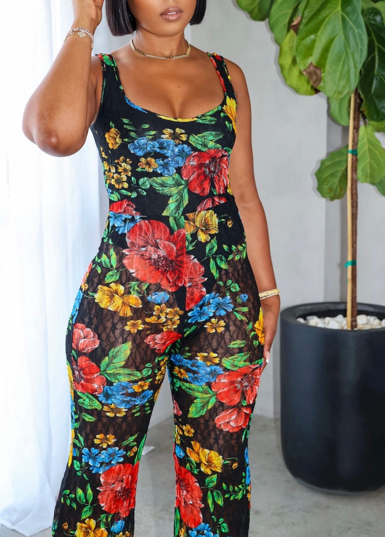 Flower jumpsuit