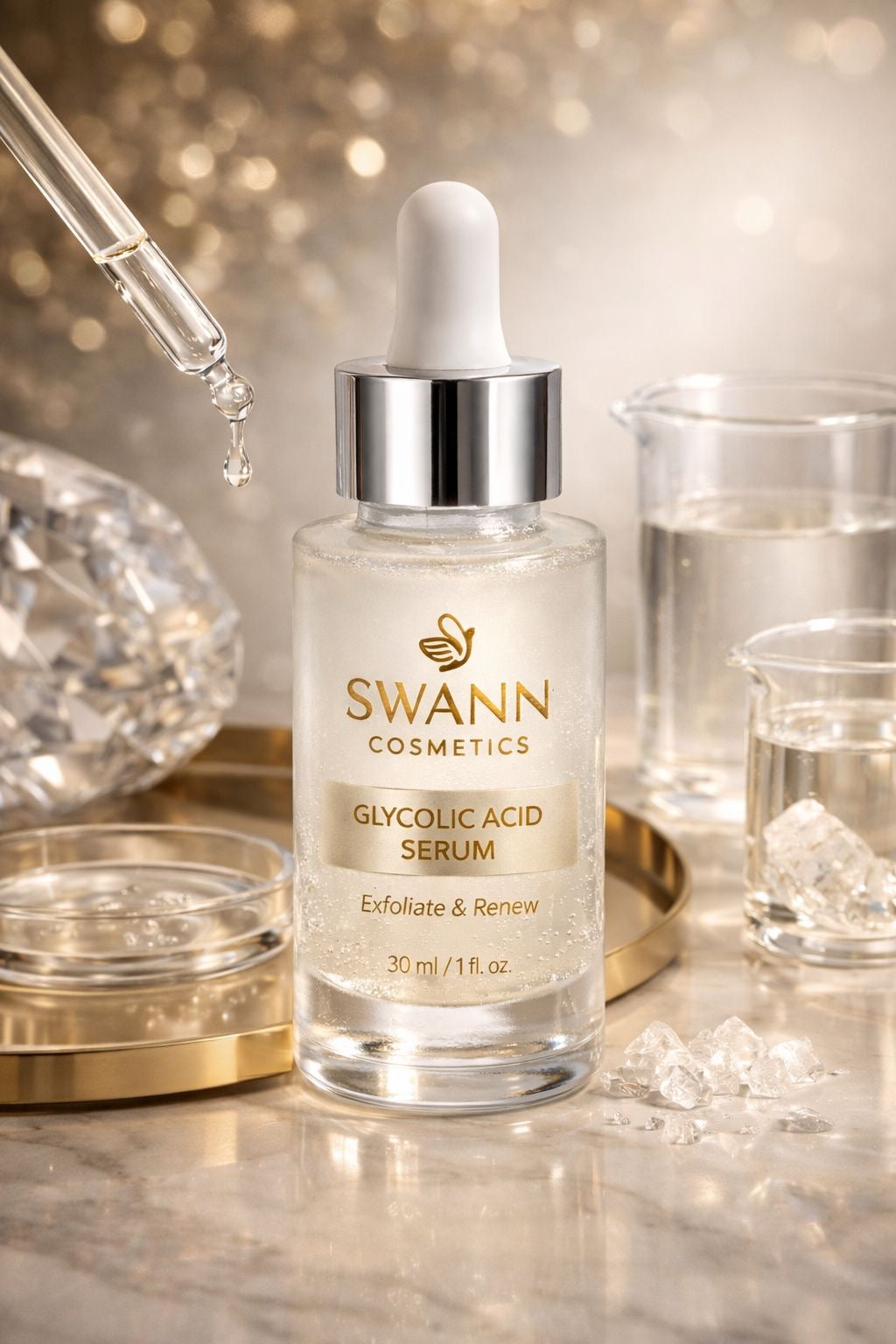 Swann Cosmetics Glycolic Acid Serum.