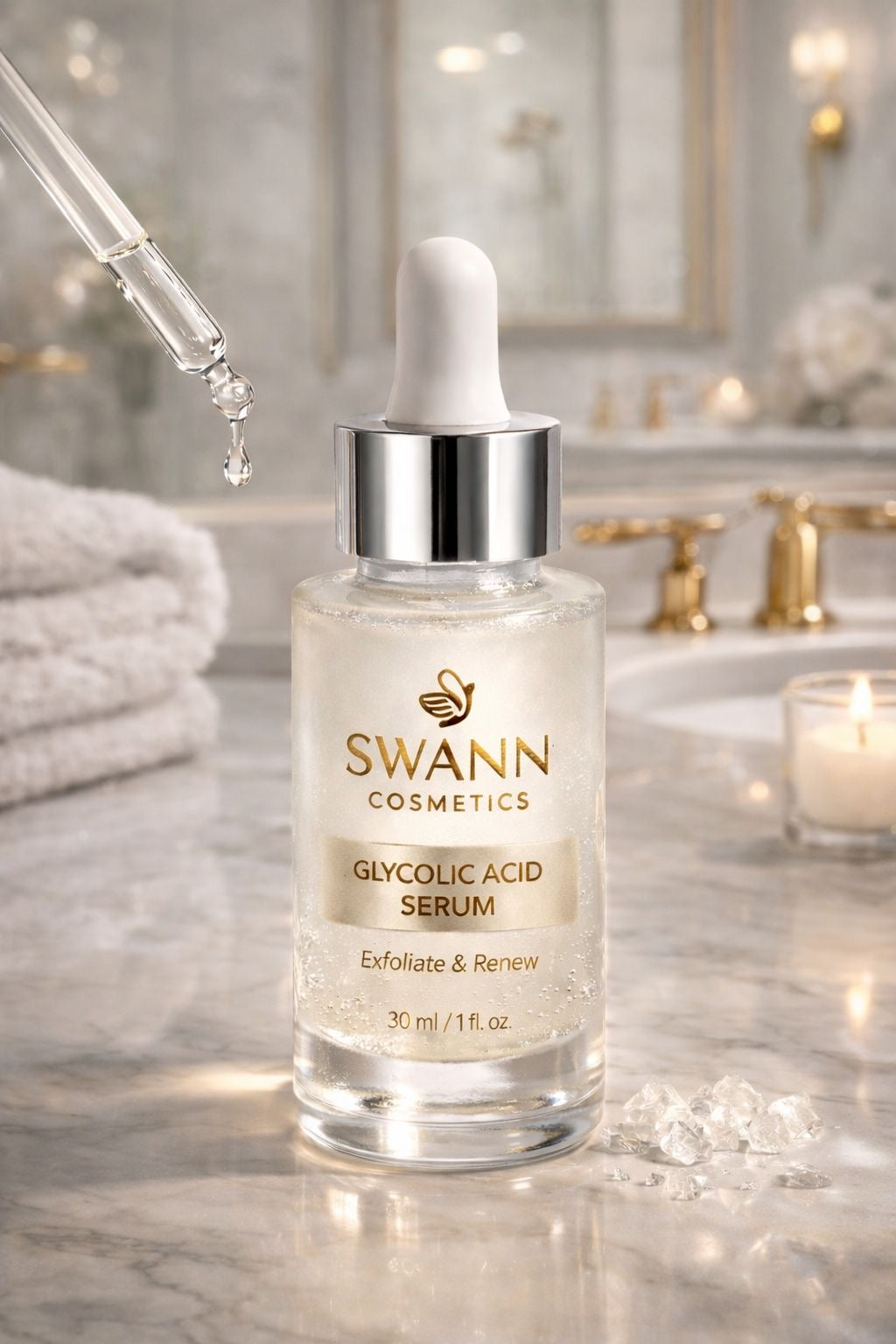 Swann Cosmetics Glycolic Acid Serum.